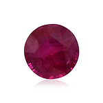 1.49 Carat Red  Round Ruby