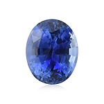 3.72 Carat Blue SRI LANKAN Oval Sapphire GRS