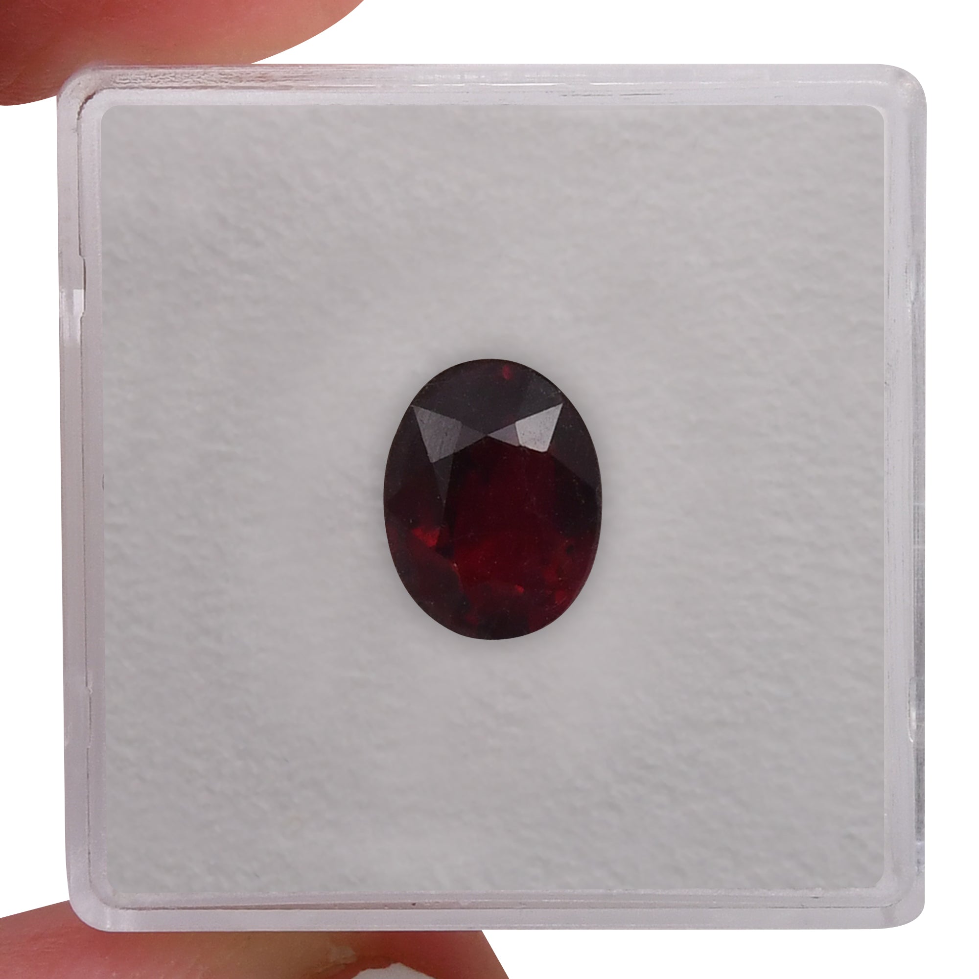 3.03 Carat Red MOZAMBIQUE Oval Ruby CD | LEIBISH