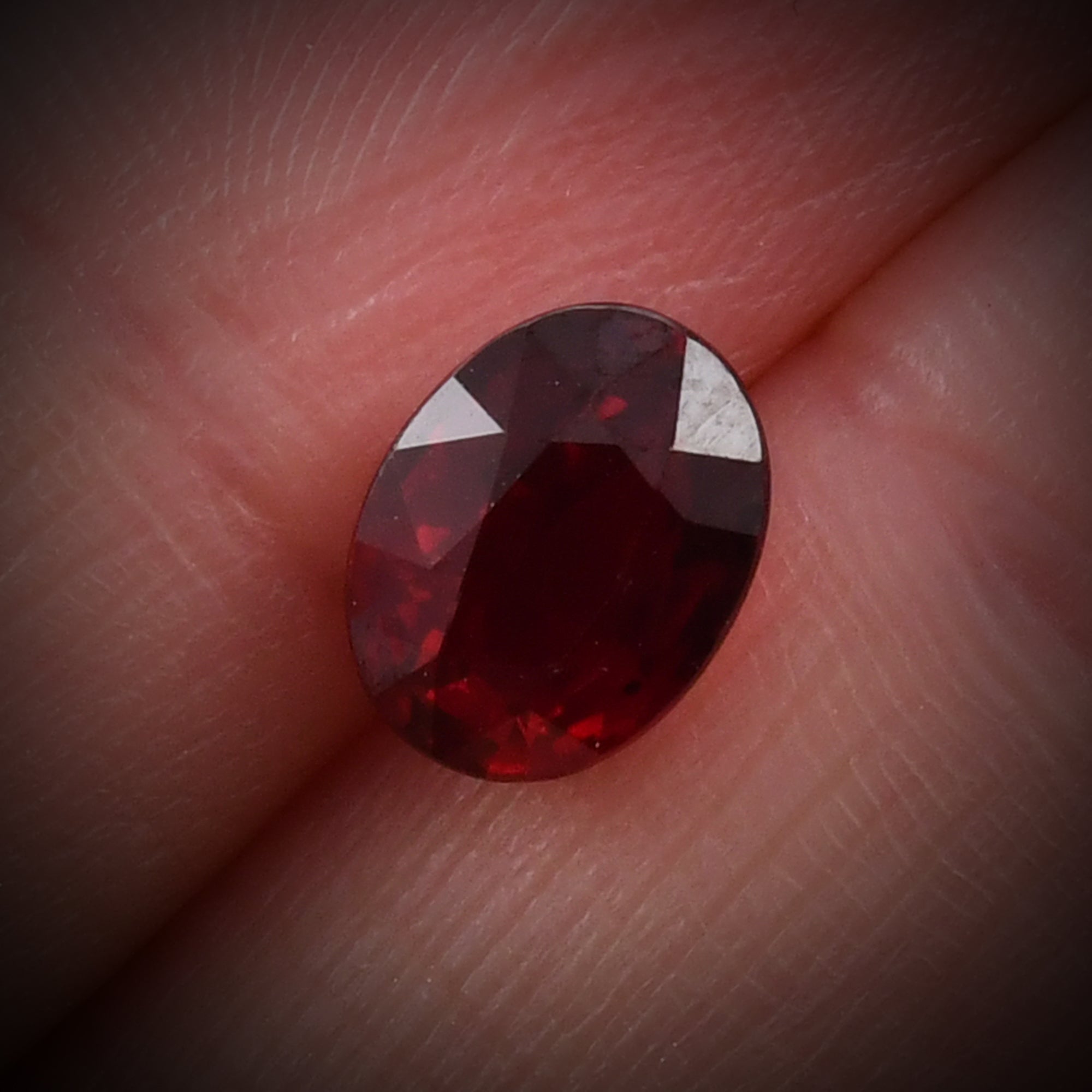 3.03 Carat Red MOZAMBIQUE Oval Ruby CD | LEIBISH