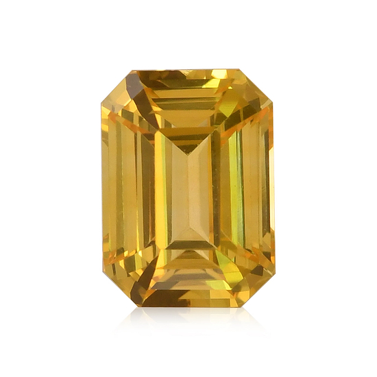 3.54 Carat Yellow SRI LANKAN Emerald Sapphire CD