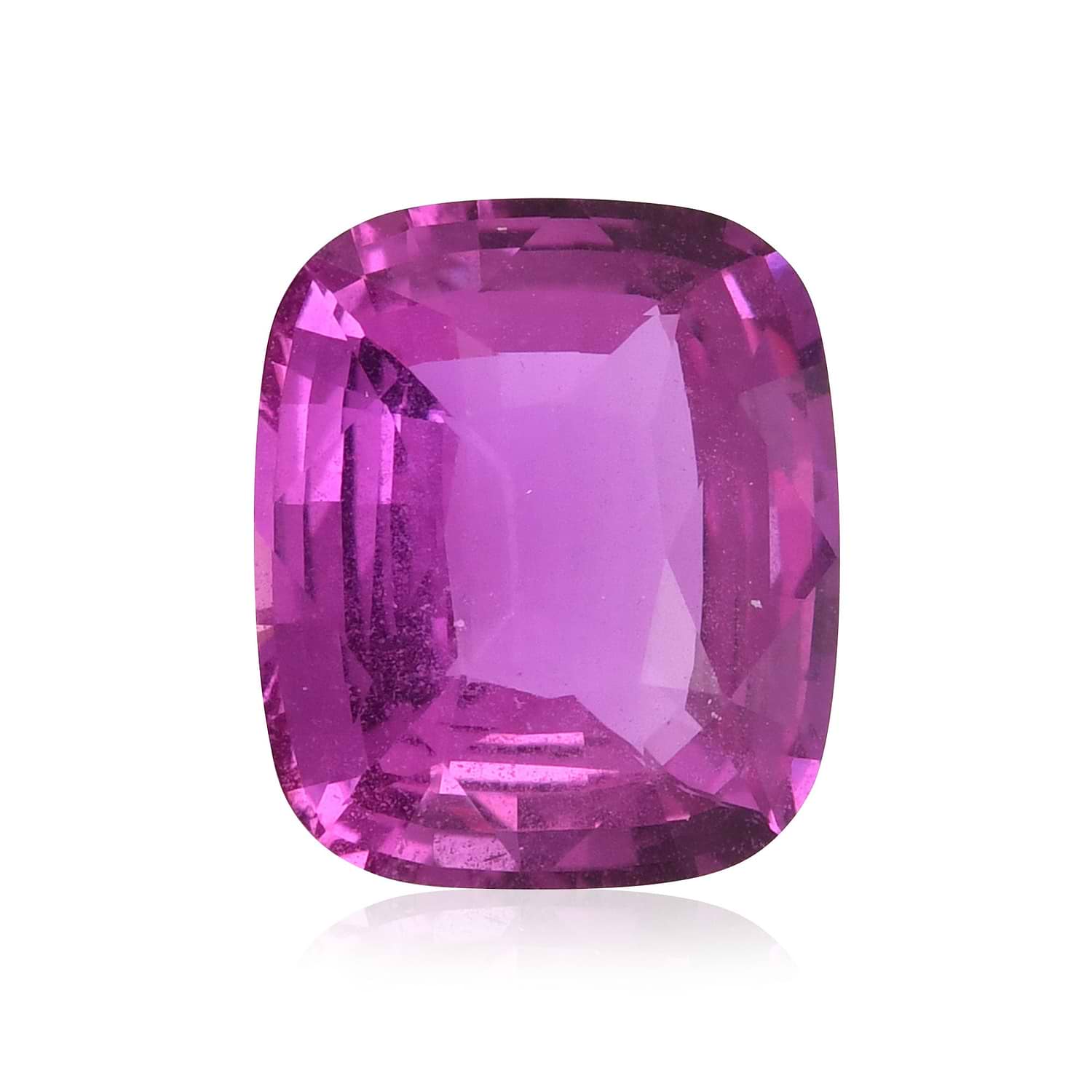 7.02 Carat Pink MADAGASCAR Cushion Sapphire CD