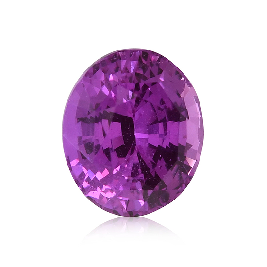 2.38 Carat Pink  Oval Sapphire