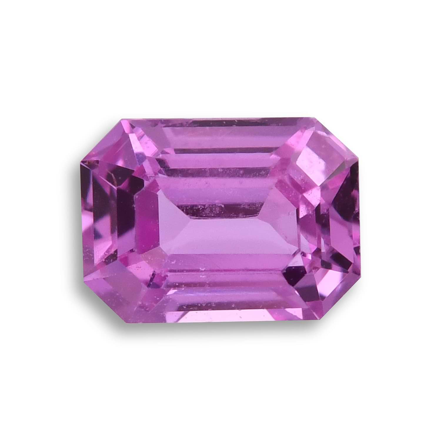 1.06 Carat Pink  Emerald Sapphire