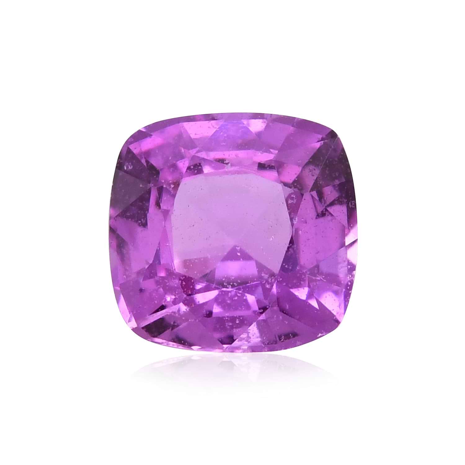1.39 Carat Pink Cushion Sapphire