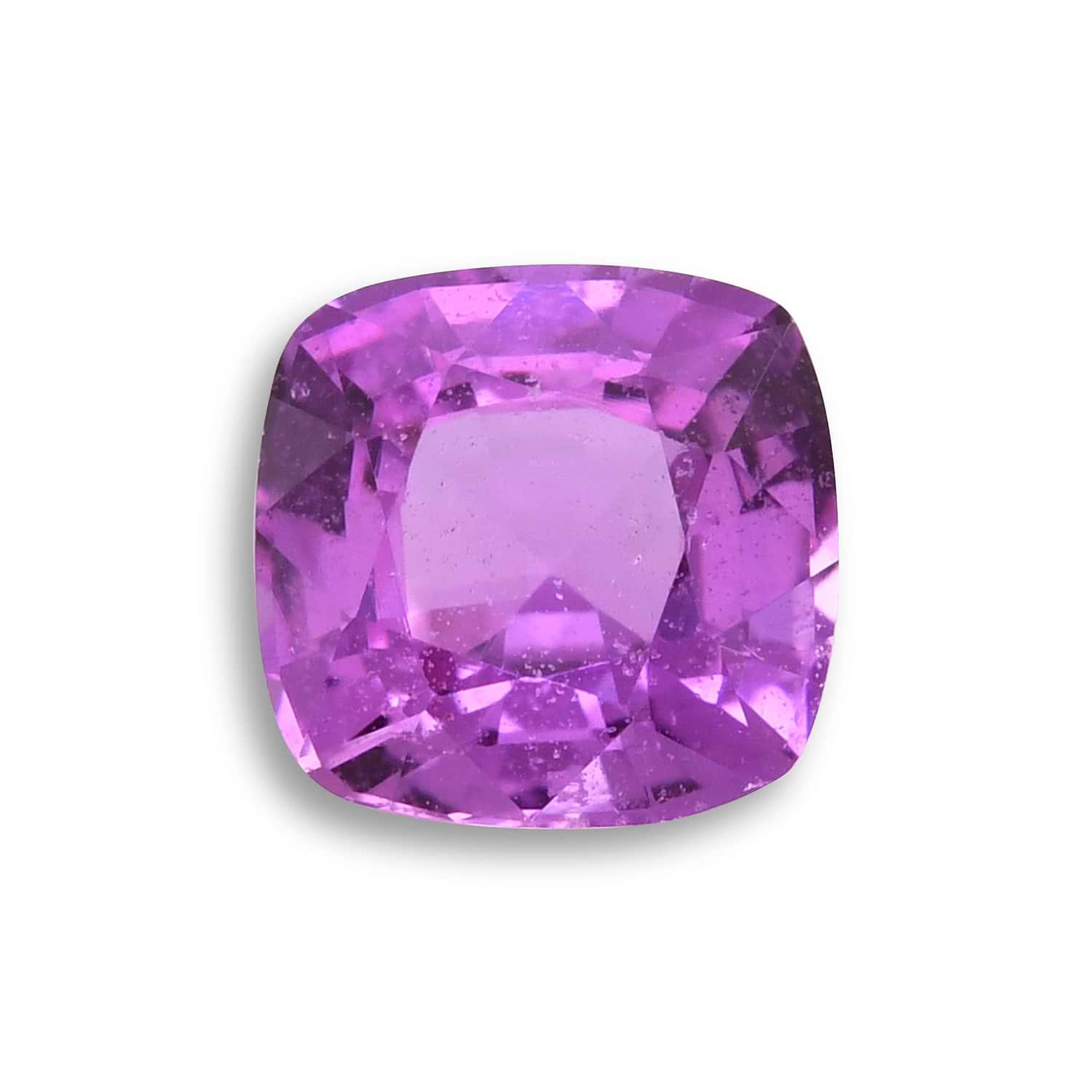 1.39 Carat Pink Cushion Sapphire