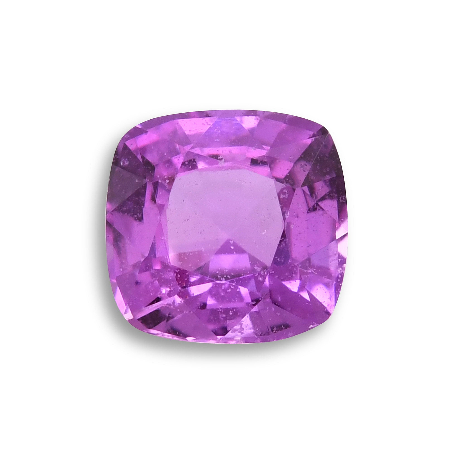 1.39 Carat Pink  Cushion Sapphire
