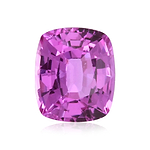 1.32 Carat Pink  Cushion Sapphire