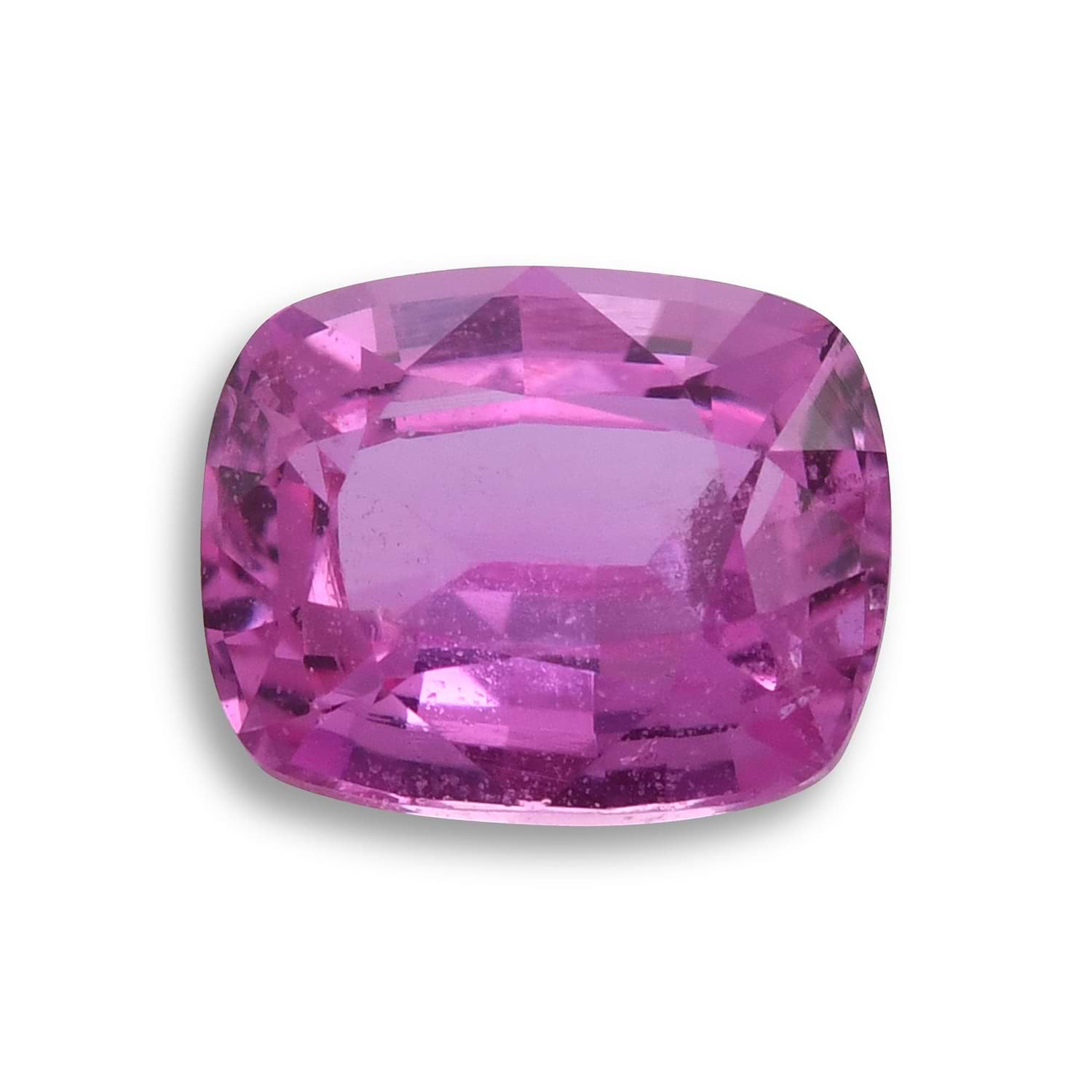 1.44 Carat Pink Cushion Sapphire