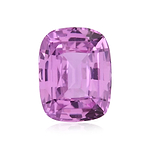 1.26 Carat Pink  Cushion Sapphire