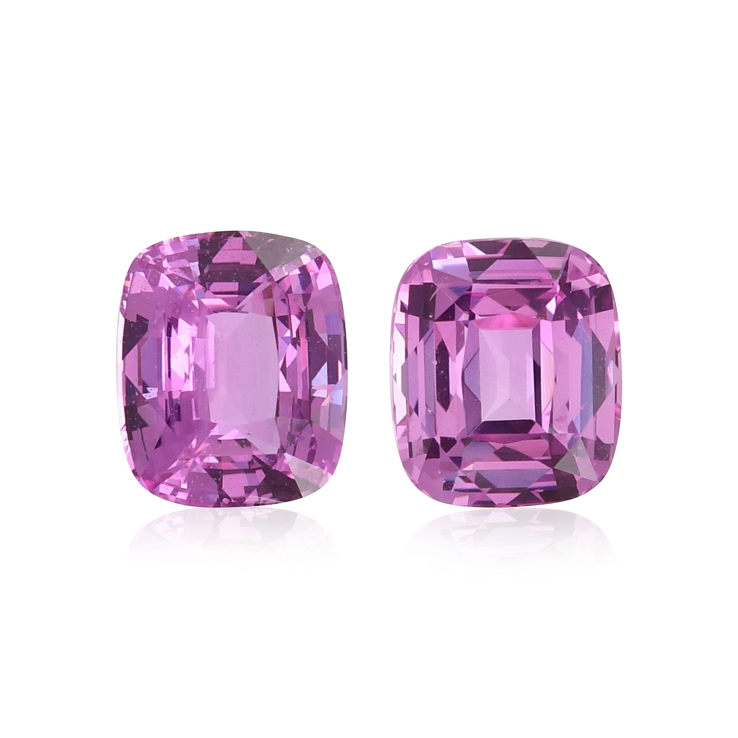 4.87 Carat Pink Cushion Sapphire