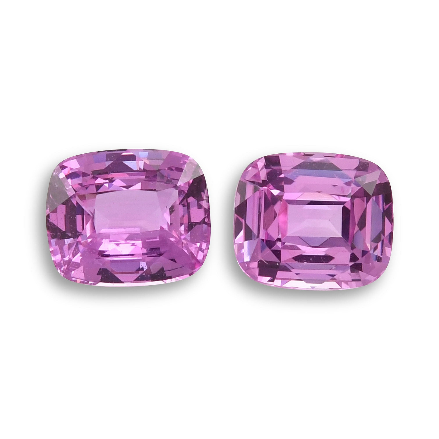 4.87 Carat Pink  Cushion Sapphire