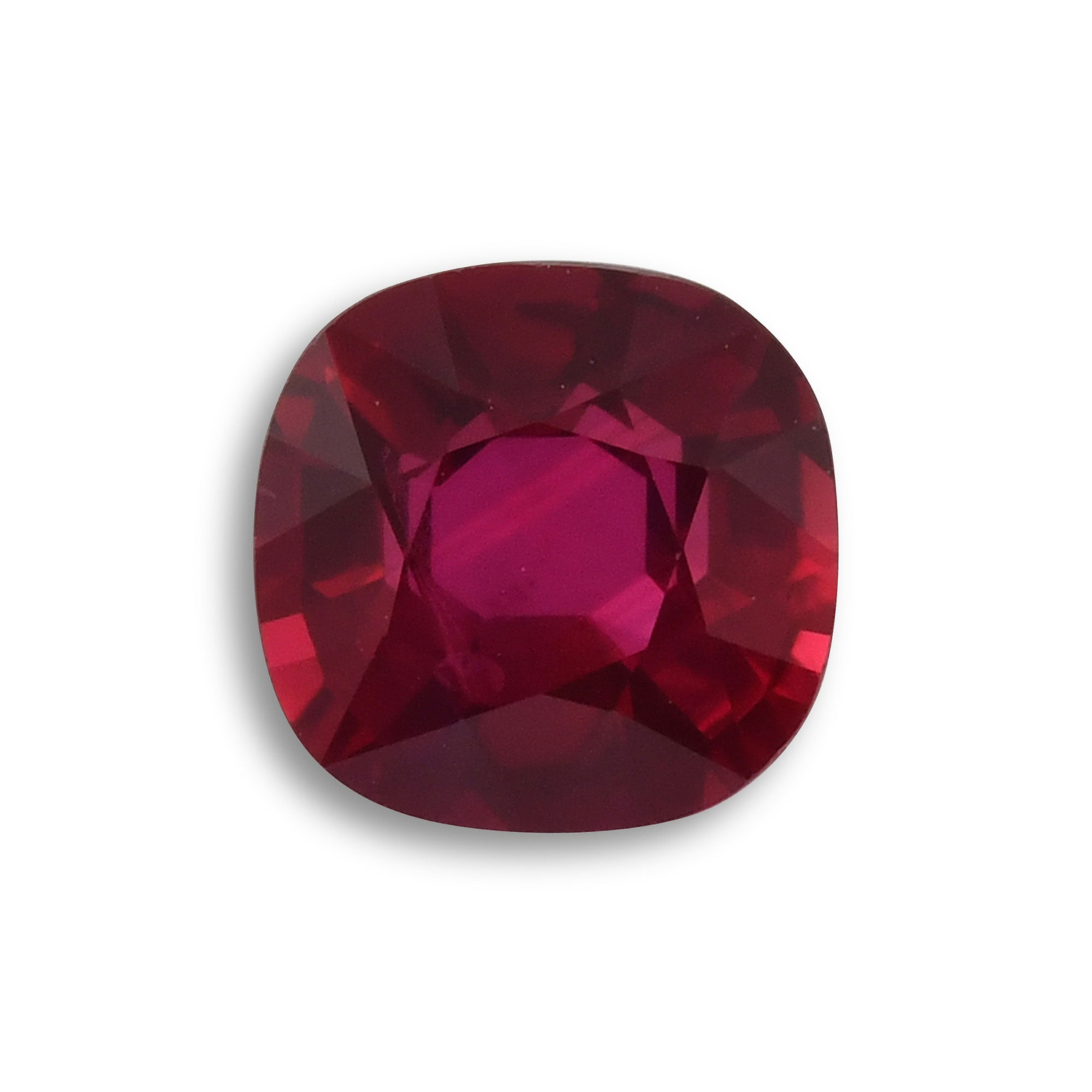 1.20 Carat Red MOZAMBICAN Cushion Ruby CD