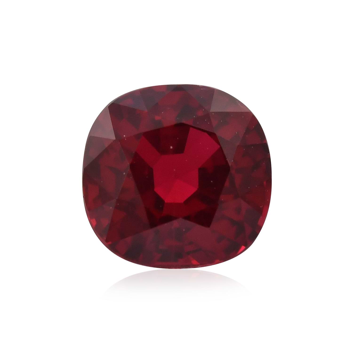 1.25 Carat Red MOZAMBICAN Cushion Ruby