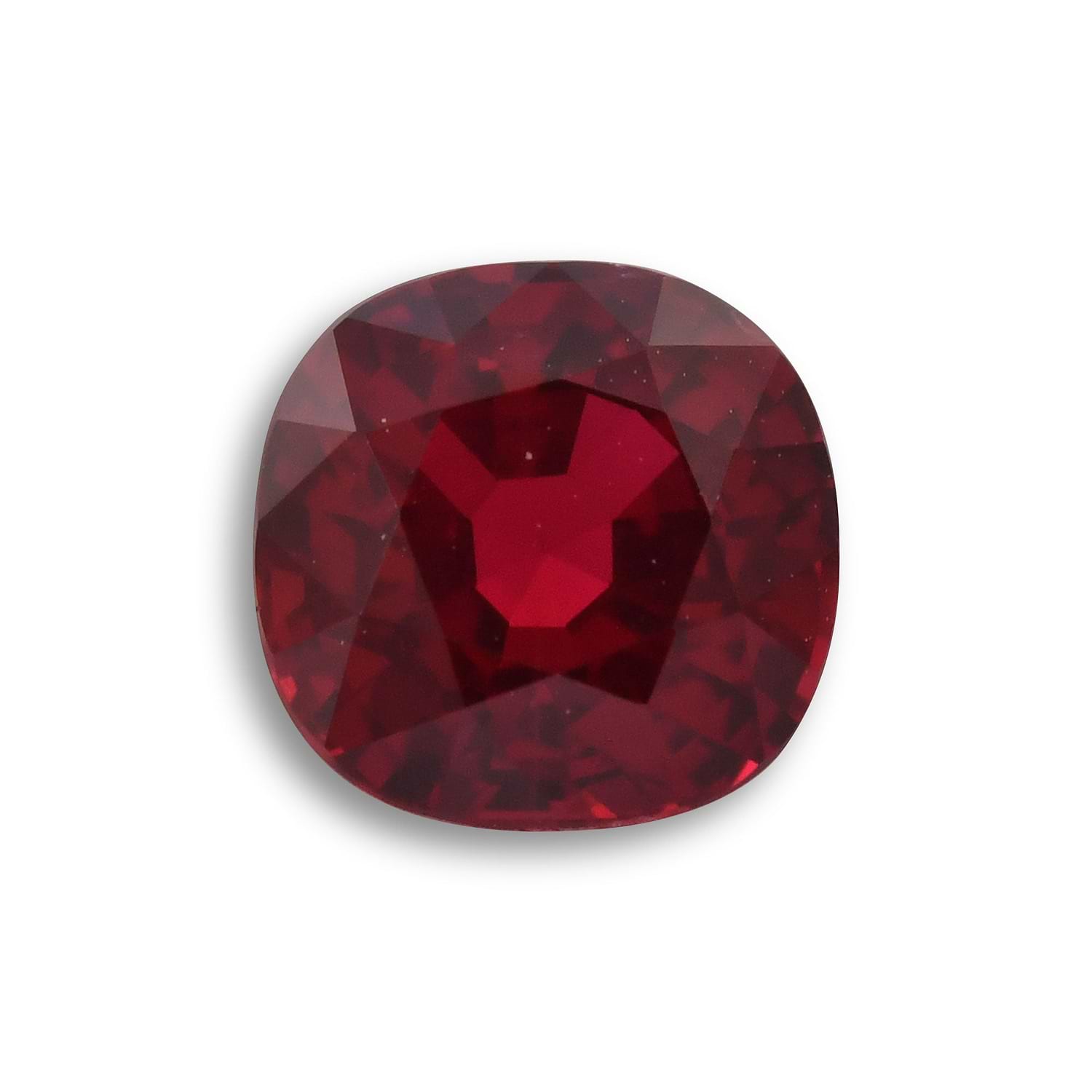 1.25 Carat Red MOZAMBICAN Cushion Ruby