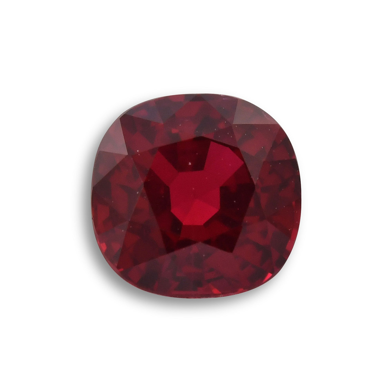 1.25 Carat Red MOZAMBICAN Cushion Ruby