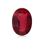 2.08 Carat Red MOZAMBICAN Oval Ruby CD