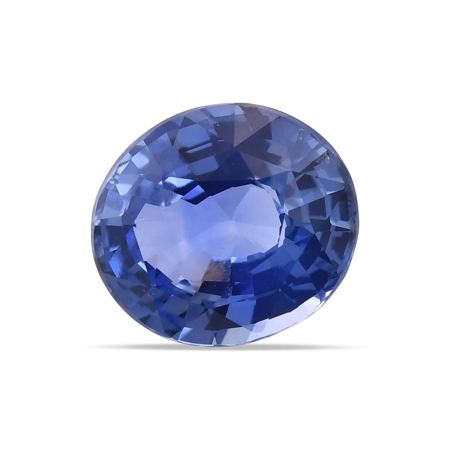 3.05 Carat Blue Oval Sapphire GIA