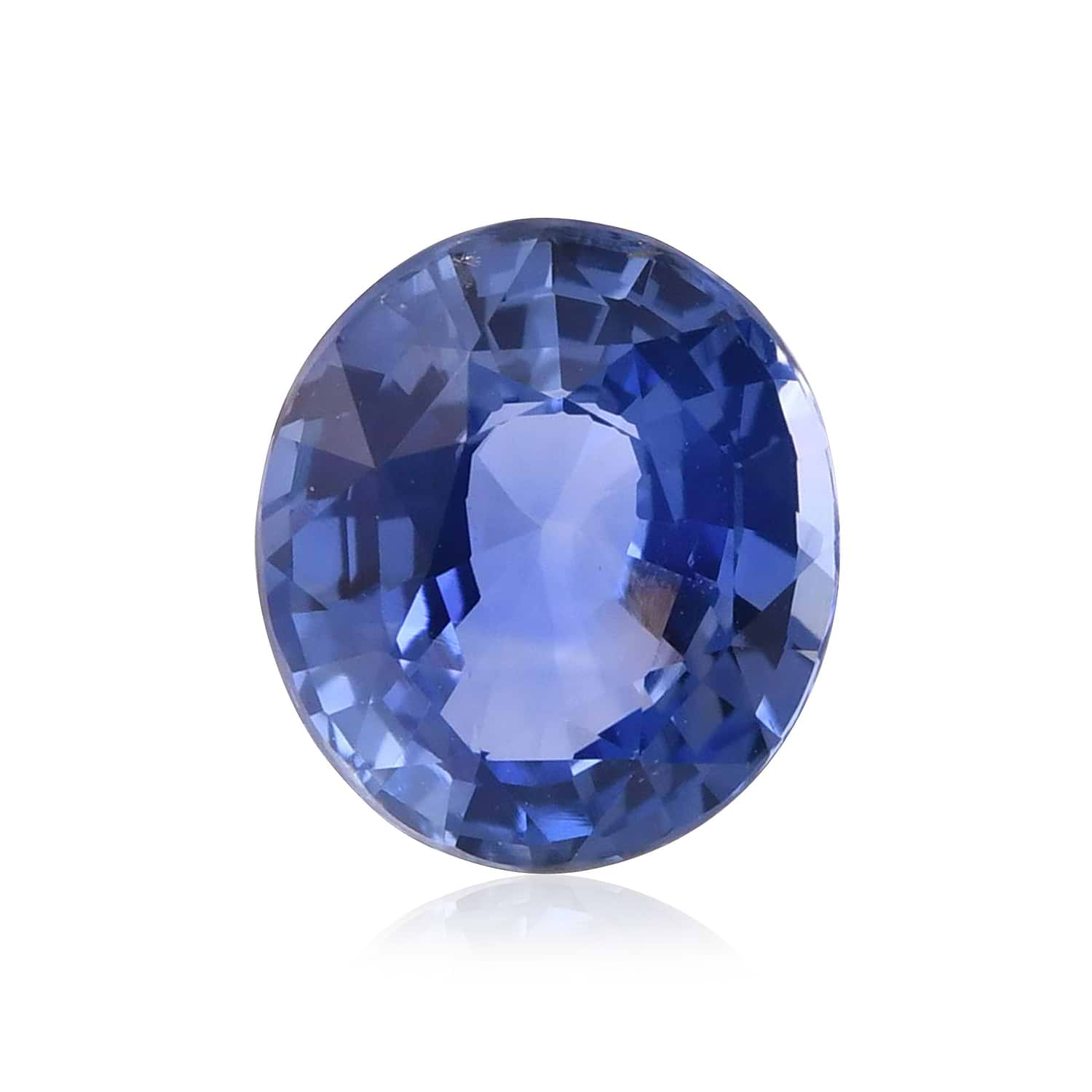 3.05 Carat Blue Oval Sapphire GIA