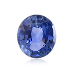 3.05 Carat Blue  Oval Sapphire GIA