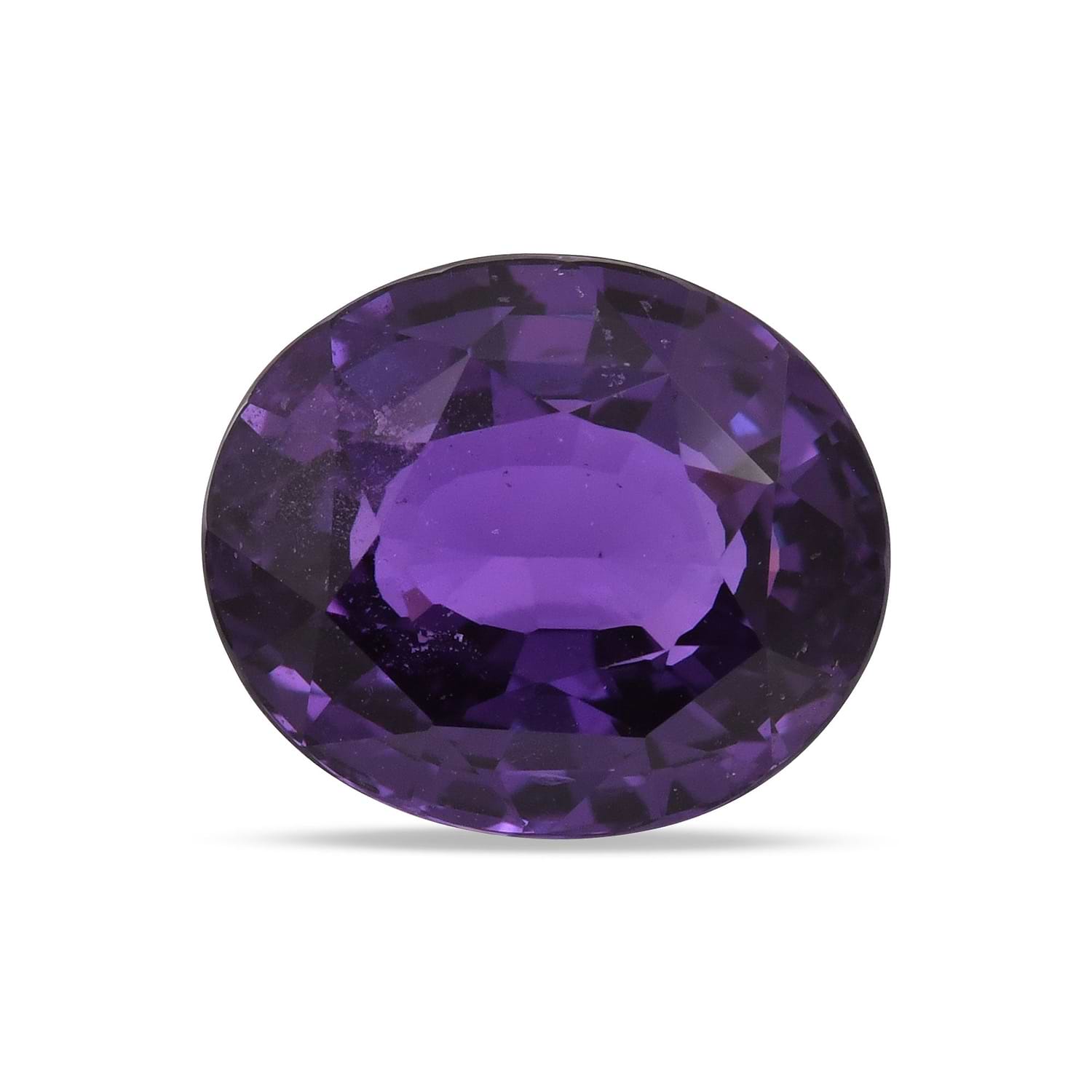 8.00 Carat Purple Oval Sapphire GIA