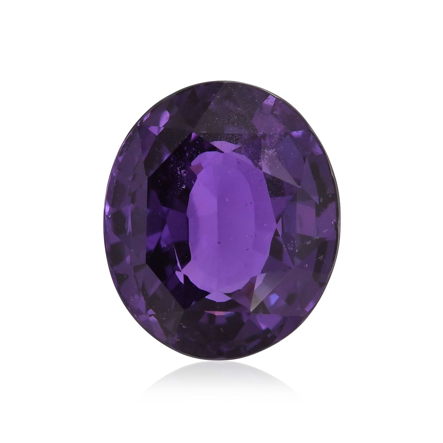 8.00 Carat Purple Oval Sapphire GIA