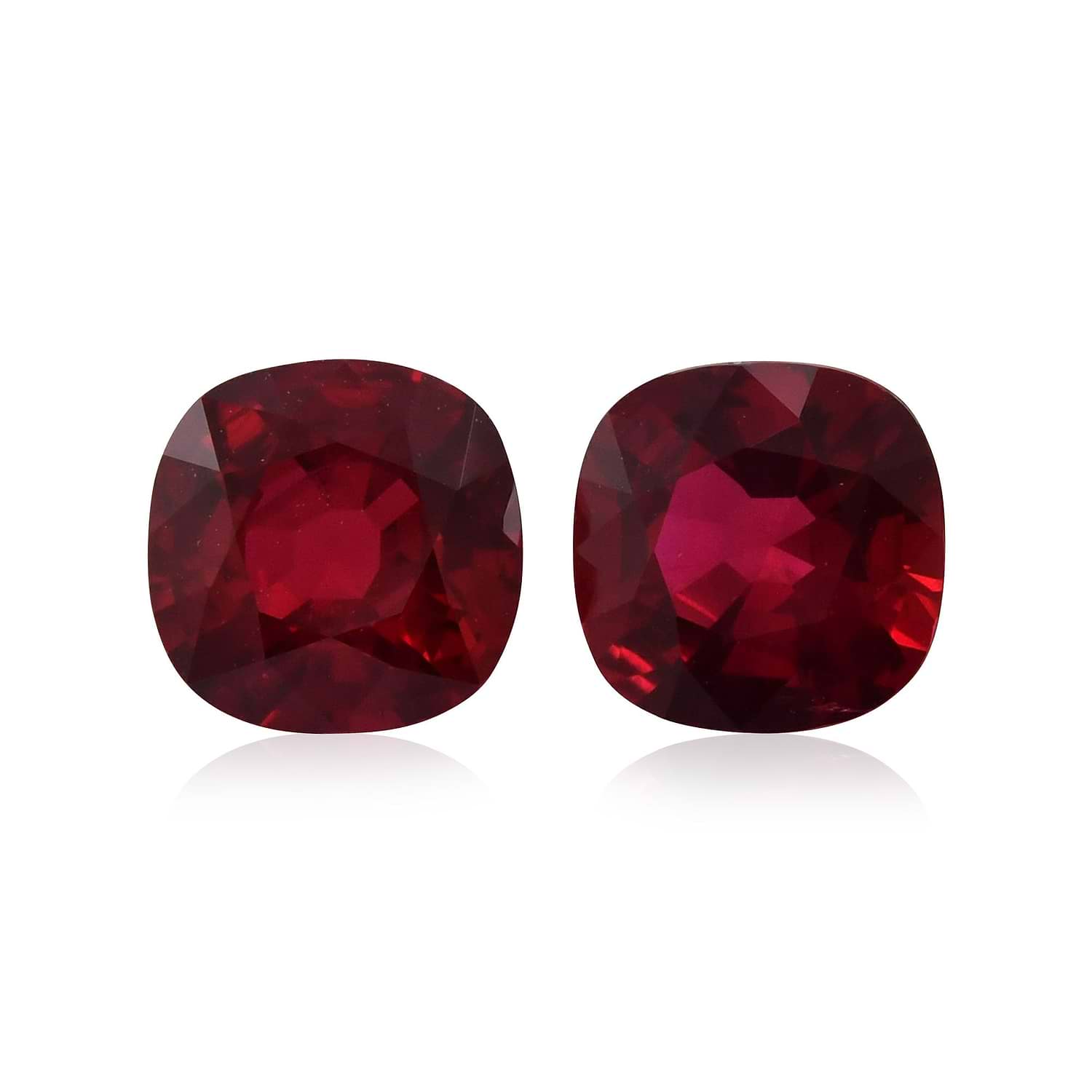 2.40 Carat Red MOZAMBICAN Cushion Ruby CD