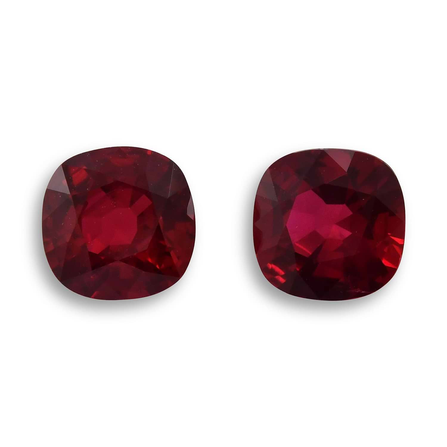 2.40 Carat Red MOZAMBICAN Cushion Ruby CD