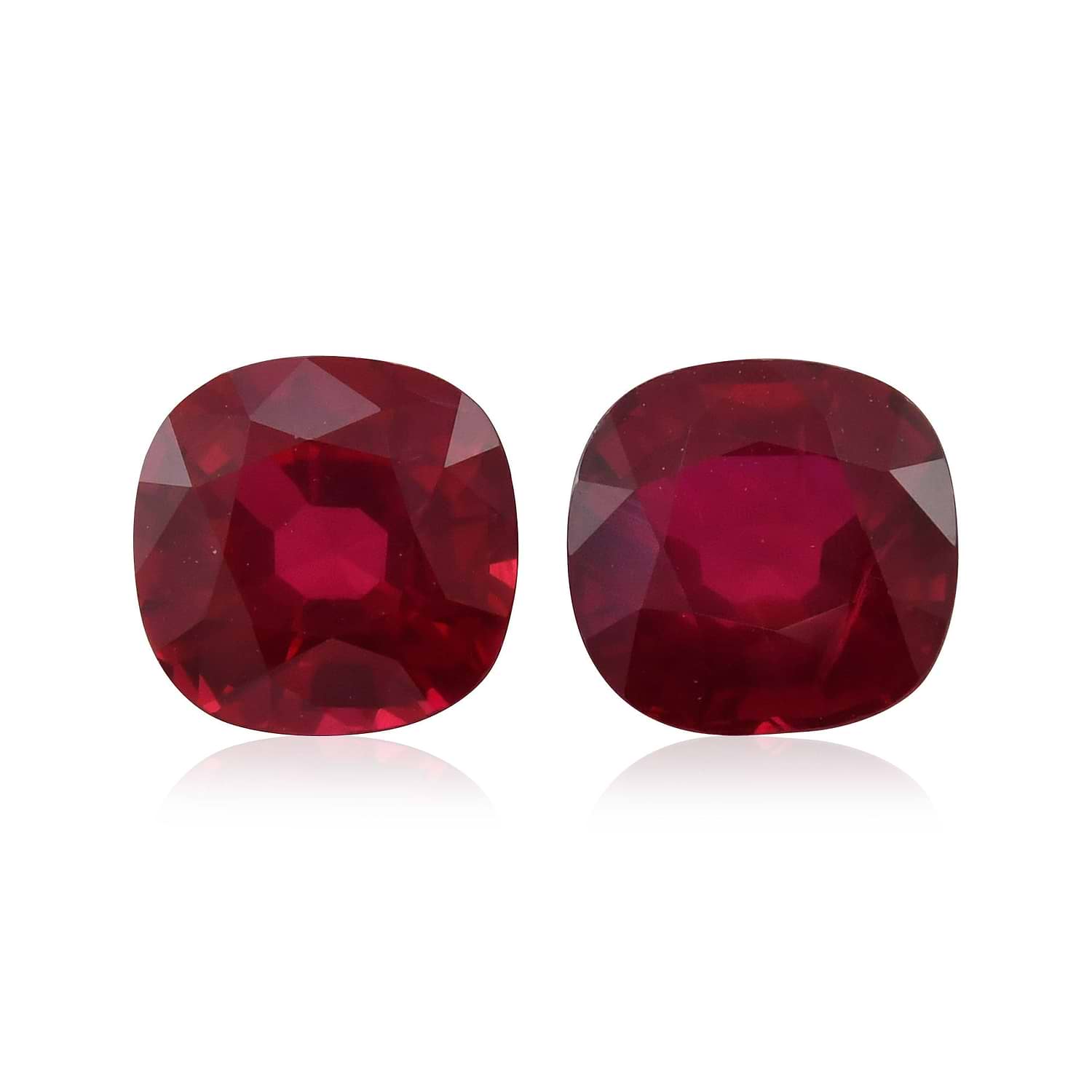 2.82 Carat Red MOZAMBICAN Cushion Ruby CD