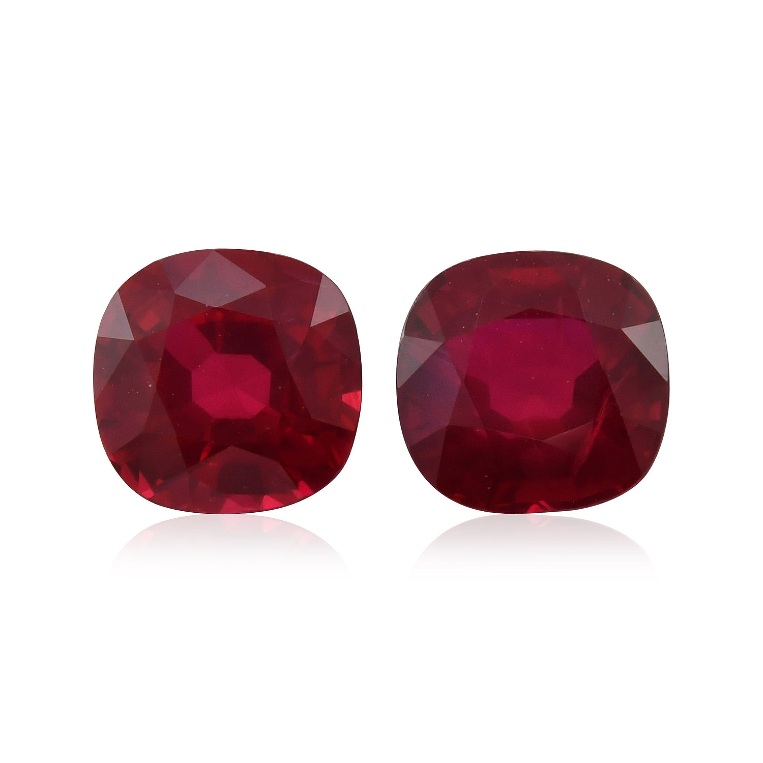 2.82 Carat Red MOZAMBICAN Cushion Ruby CD