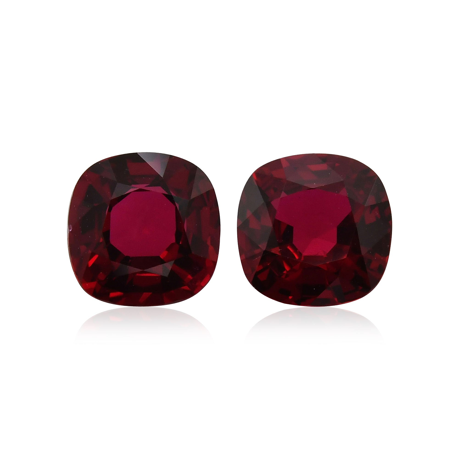 2.56 Carat Red MOZAMBICAN Cushion Ruby CD