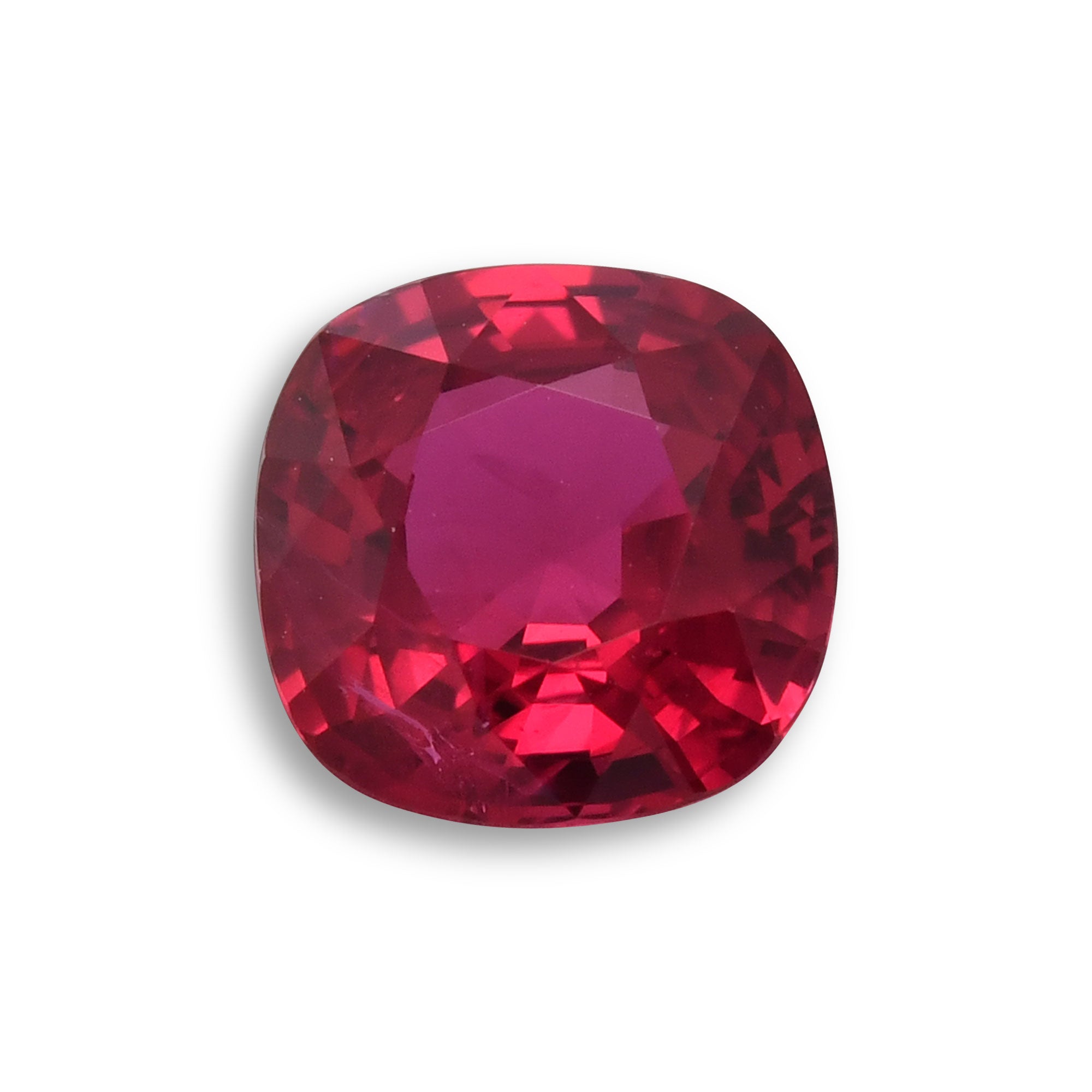 ★ ruby ★ 1.52 Carat Red MOZAMBICAN Cushion Ruby CD | LEIBISH