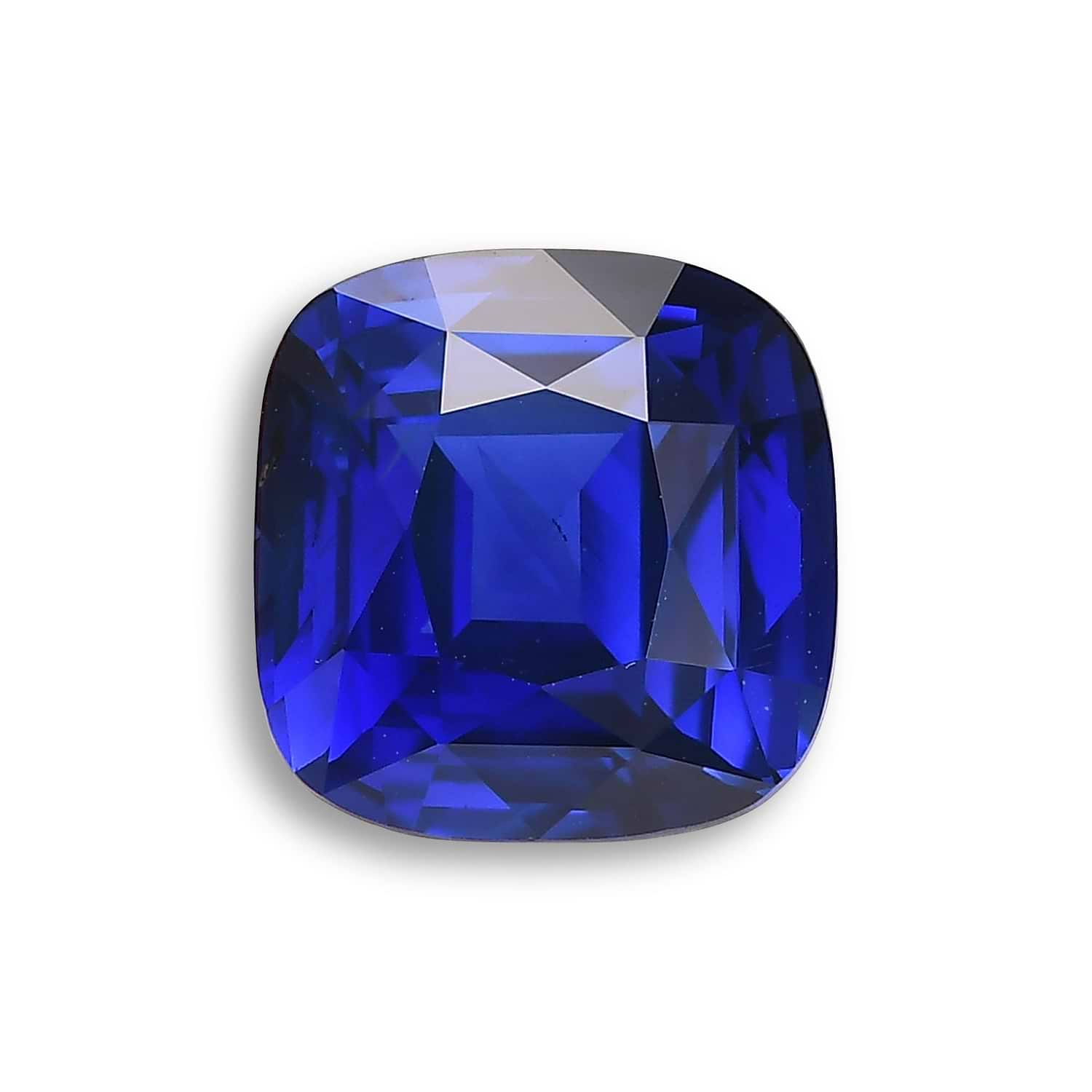 6.01 Carat Blue SRI LANKAN Cushion Sapphire GRS