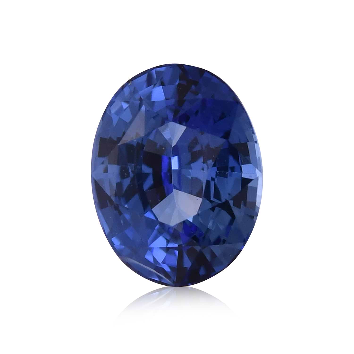 1.33 Carat Blue Oval Sapphire
