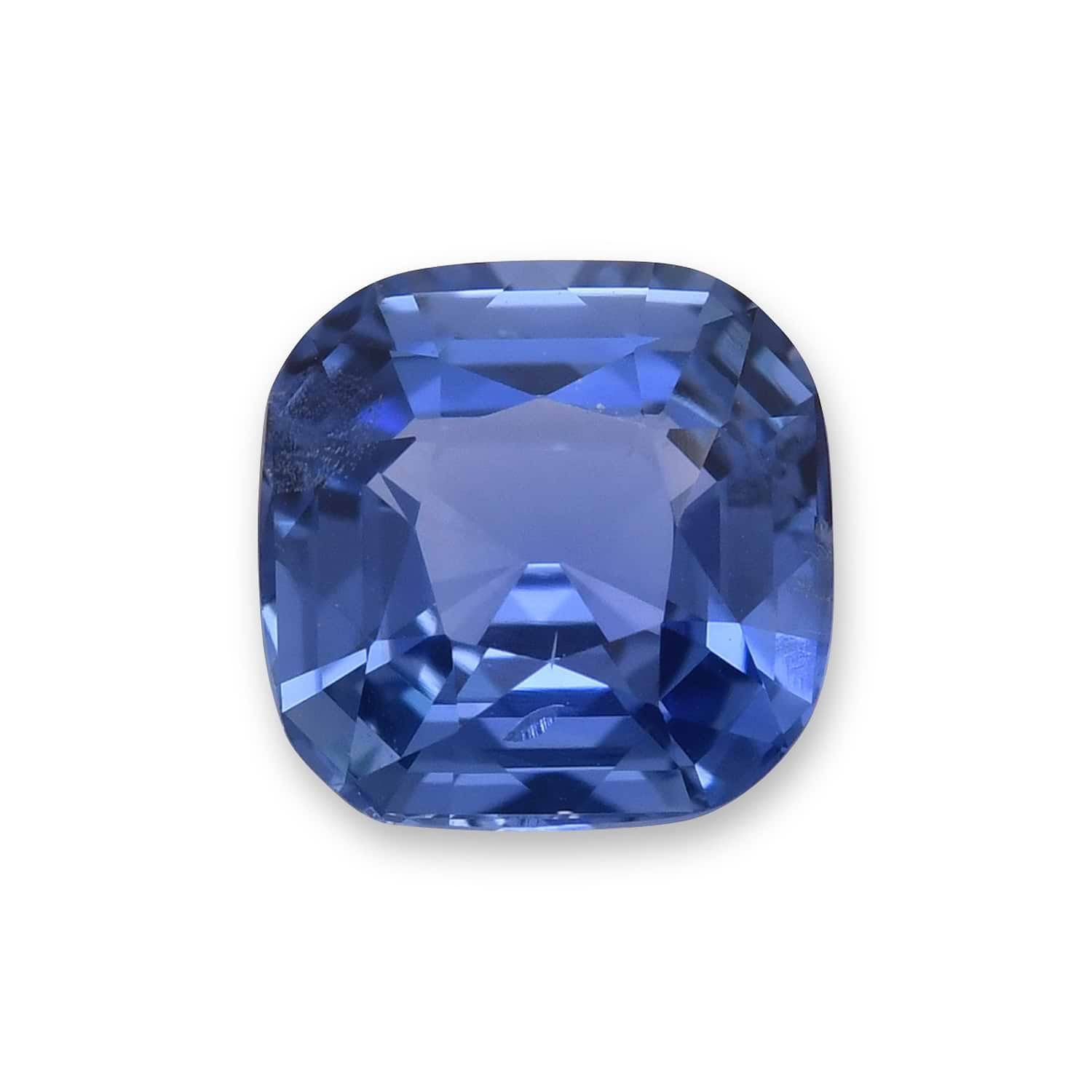 2.05 Carat Blue Cushion Sapphire