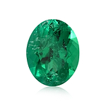 1.41 Carat Green COLOMBIAN Oval Muzo Emerald CD