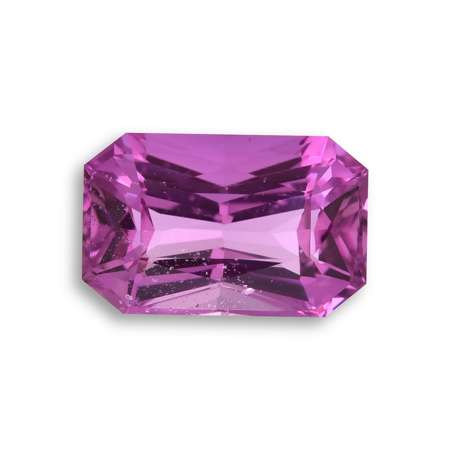 3.05 Carat Pink MADAGASCAR Radiant Sapphire CD