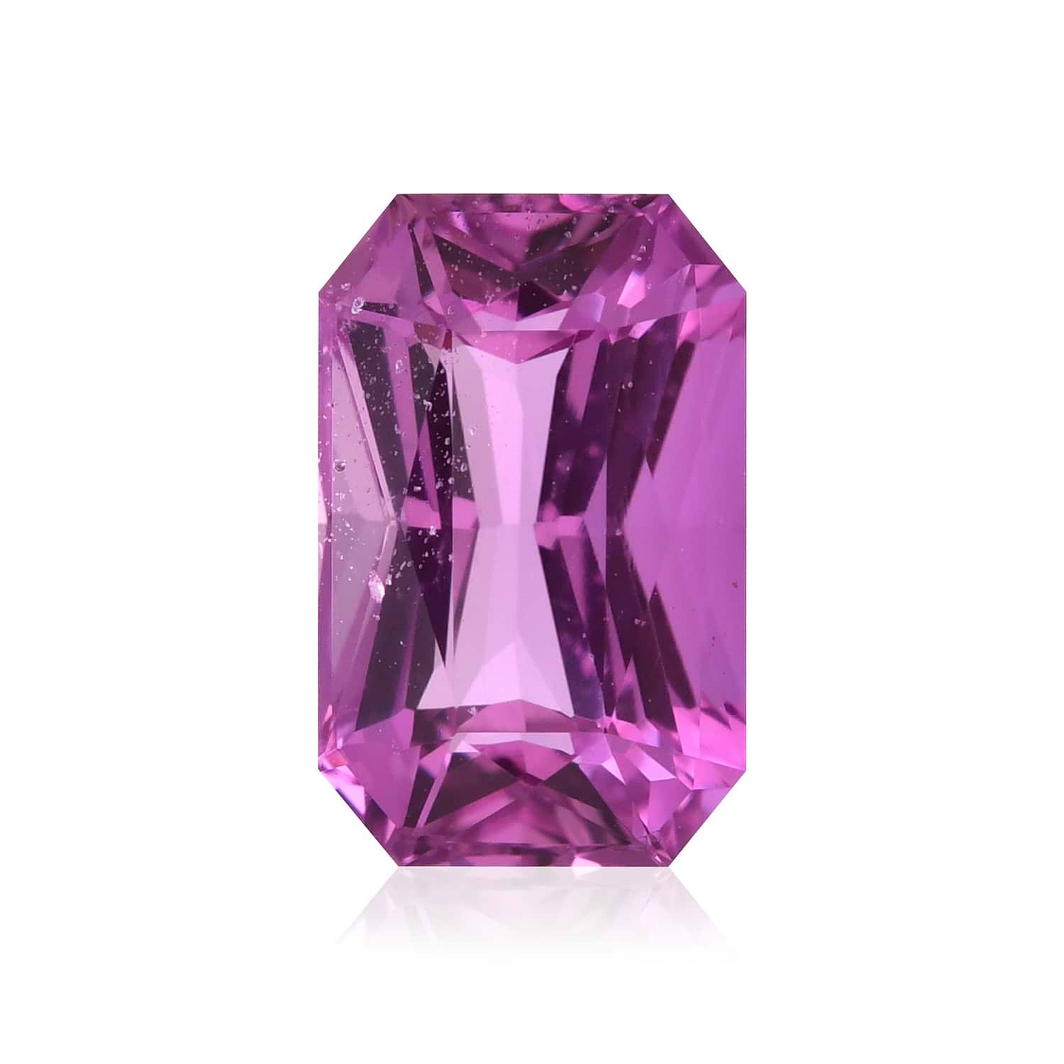 3.05 Carat Pink MADAGASCAR Radiant Sapphire CD