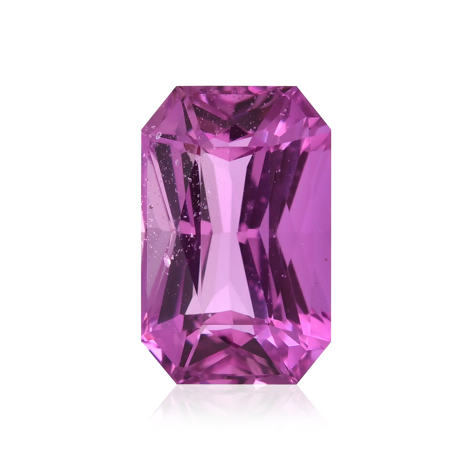 3.05 Carat Pink MADAGASCAR Radiant Sapphire CD