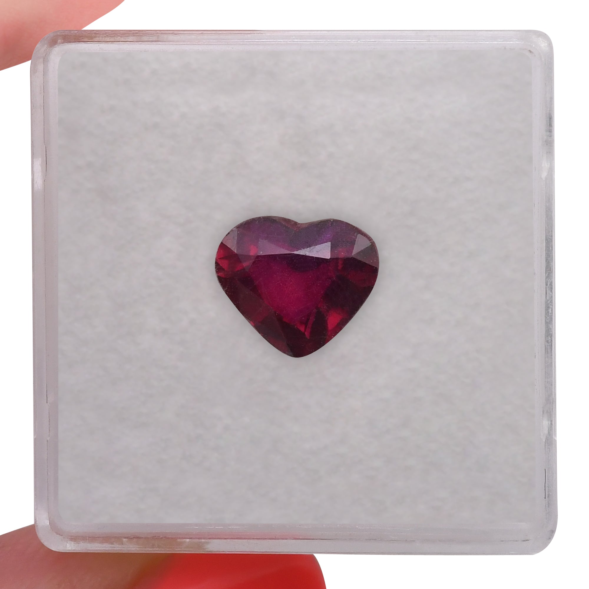 2.52 Carat Red MOZAMBIQUE Heart Ruby GRS No Heat | LEIBISH