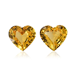 4.01 Carat Yellow  Heart Sapphire