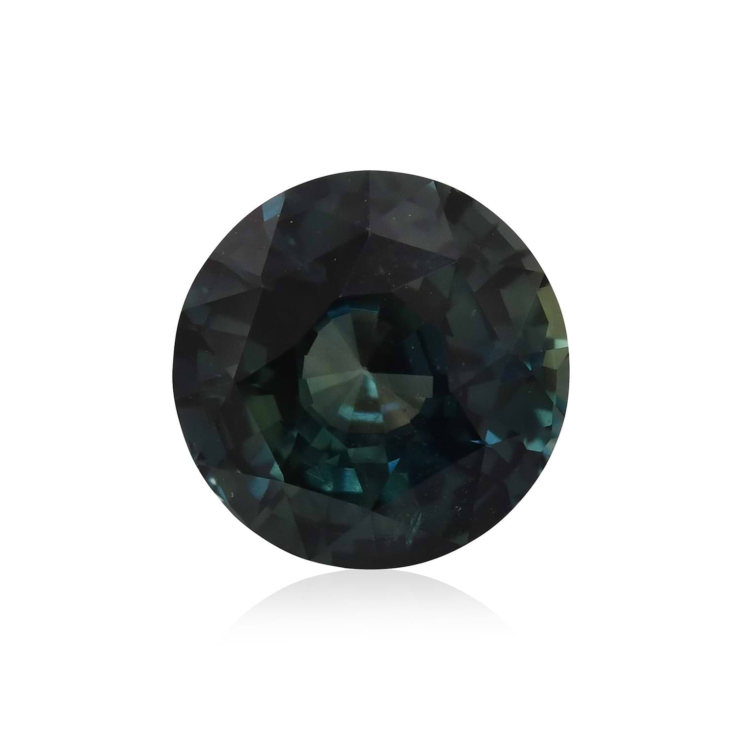 4.10 Carat Green MADAGASCAR Round Sapphire CD