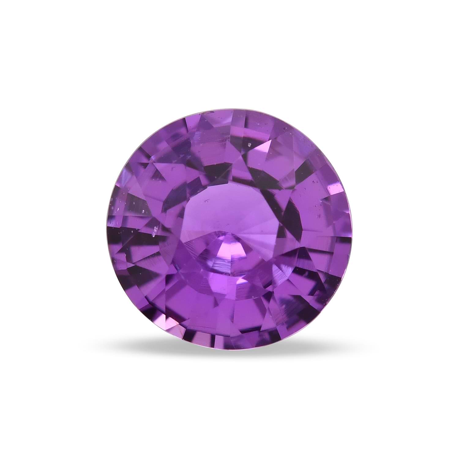 2.05 Carat Purple Round Sapphire