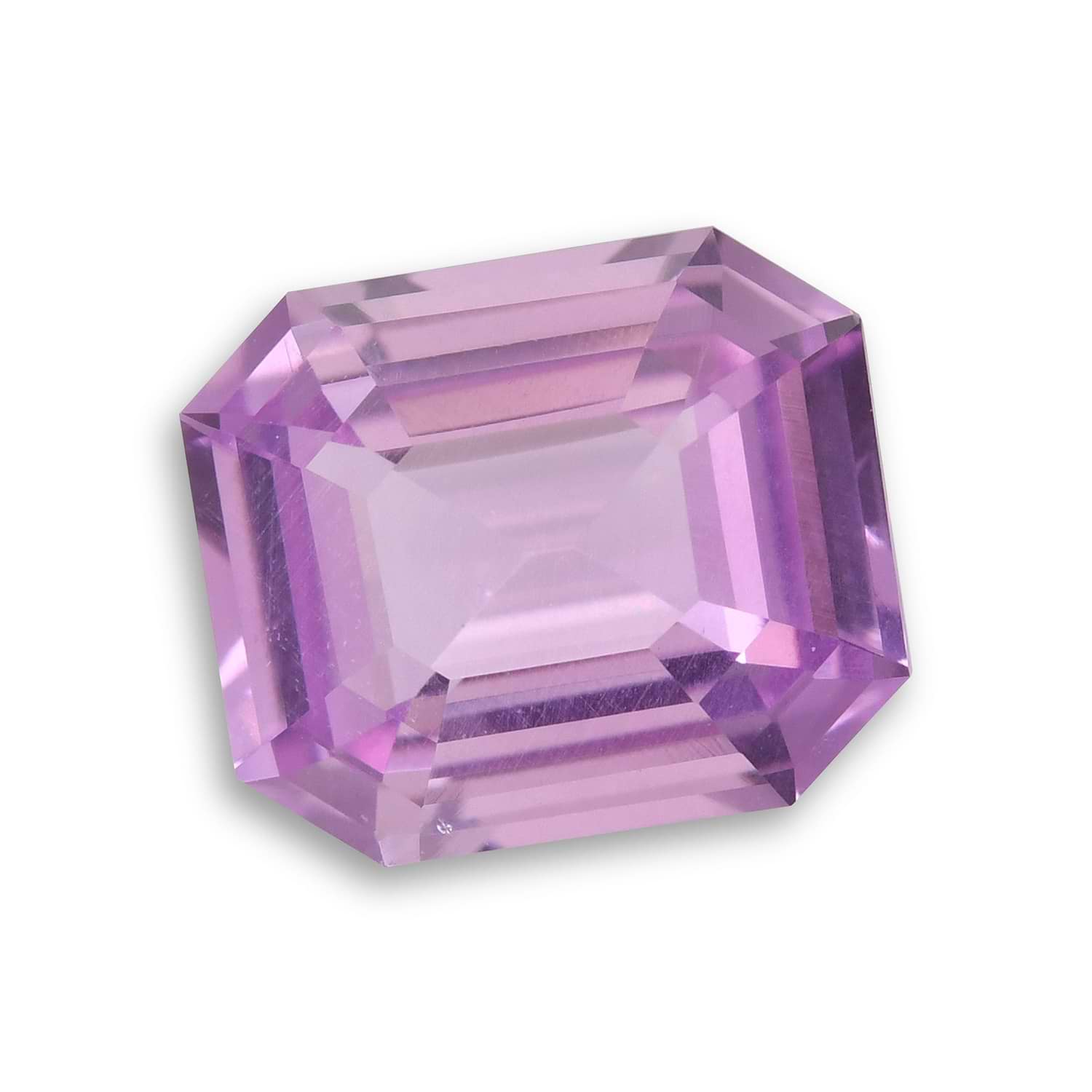 3.24 Carat Pink MADAGASCAR Octagon Sapphire CD