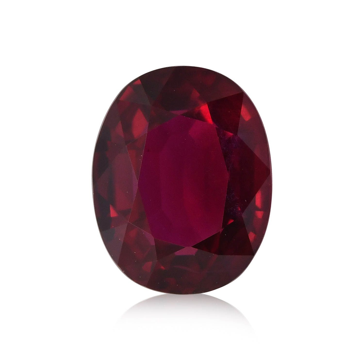6.01 Carat Red MOZAMBICAN Oval Ruby GRS