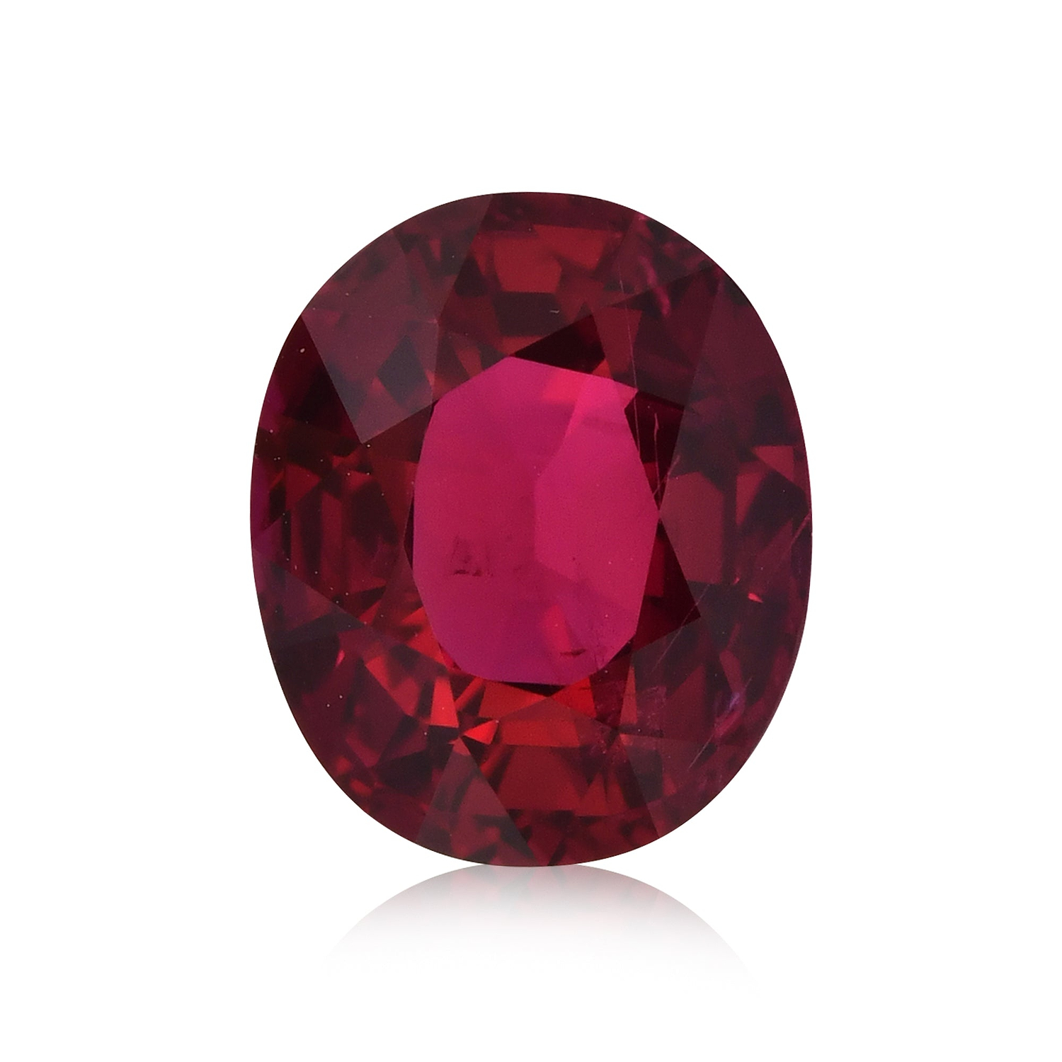 6.02 Carat Red MOZAMBICAN Oval Ruby GRS