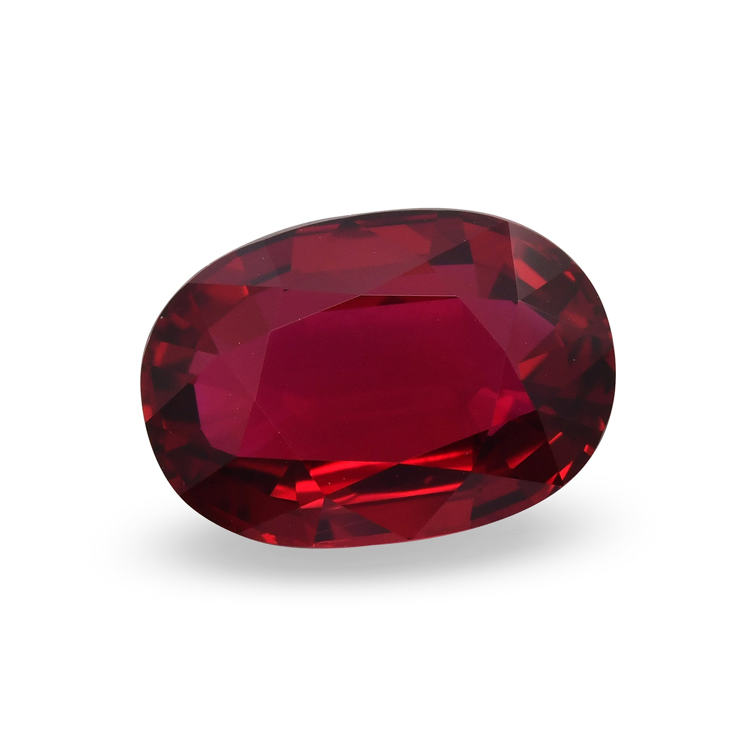 7.10 Carat Red  Oval Ruby GRS