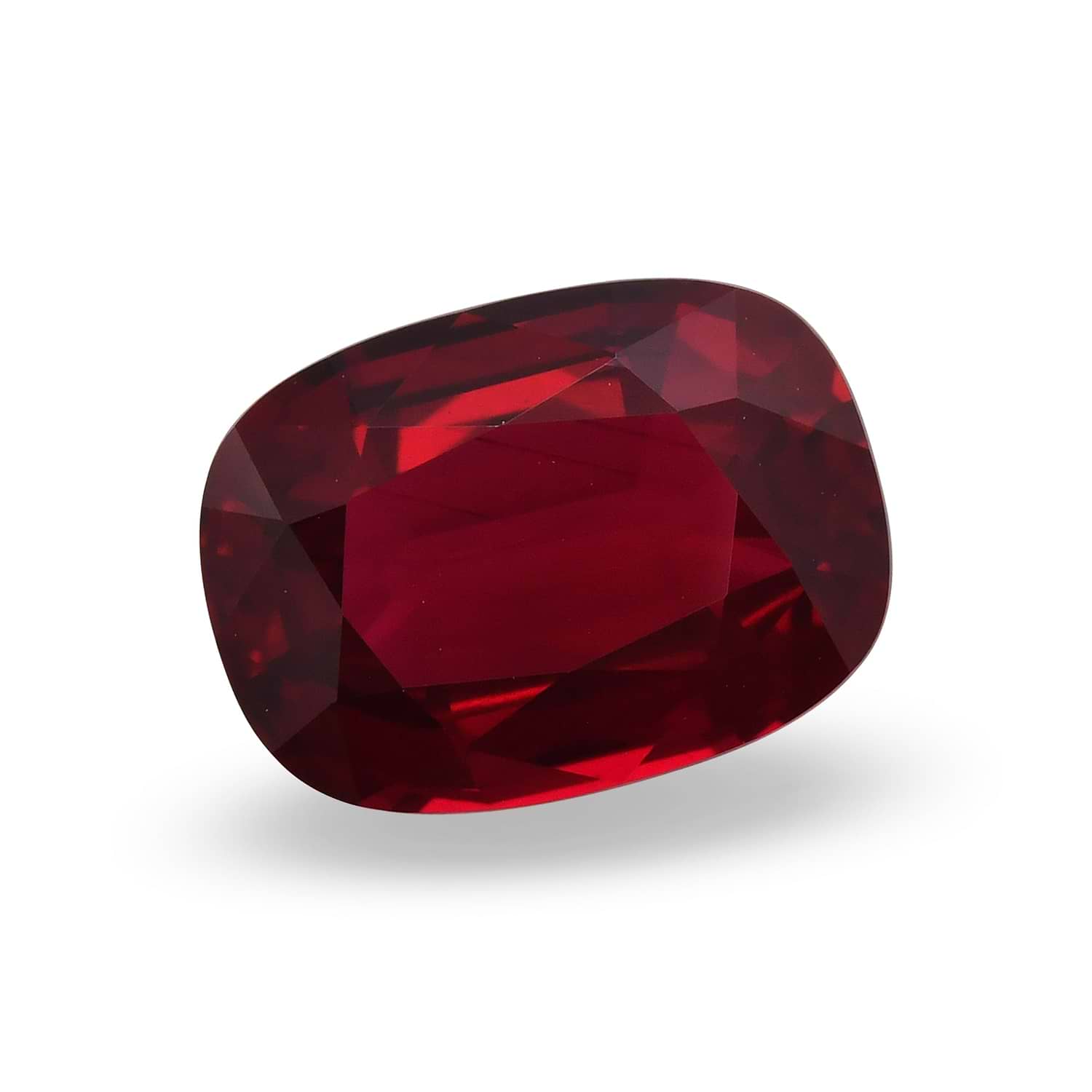 6.05 Carat Red MOZAMBICAN Cushion Ruby GRS