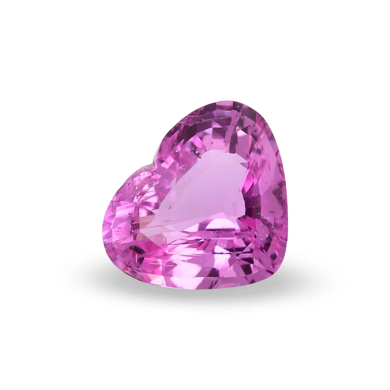 4.03 Carat Pink Heart Sapphire GIA