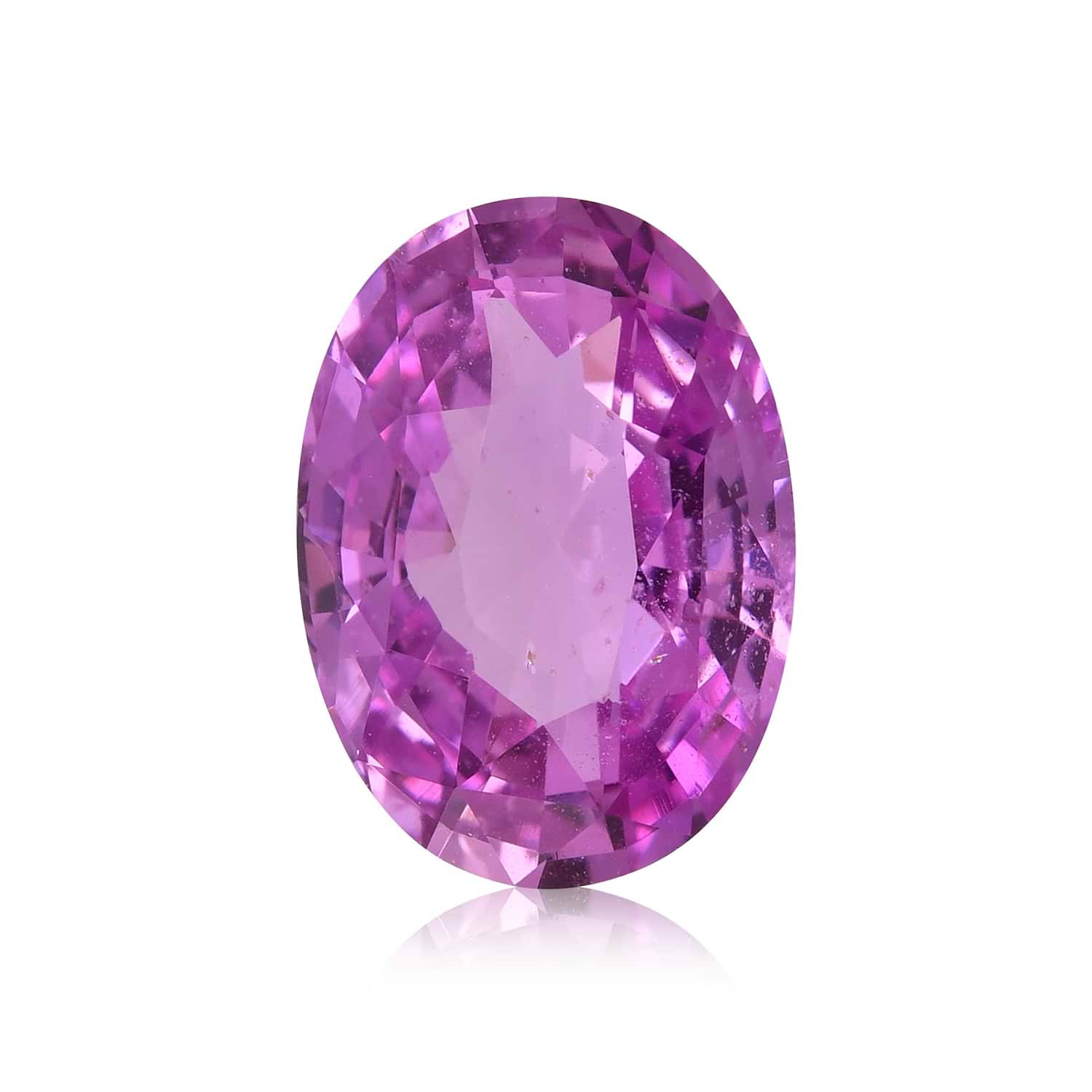 6.38 Carat Pink MADAGASCAR Oval Sapphire CD